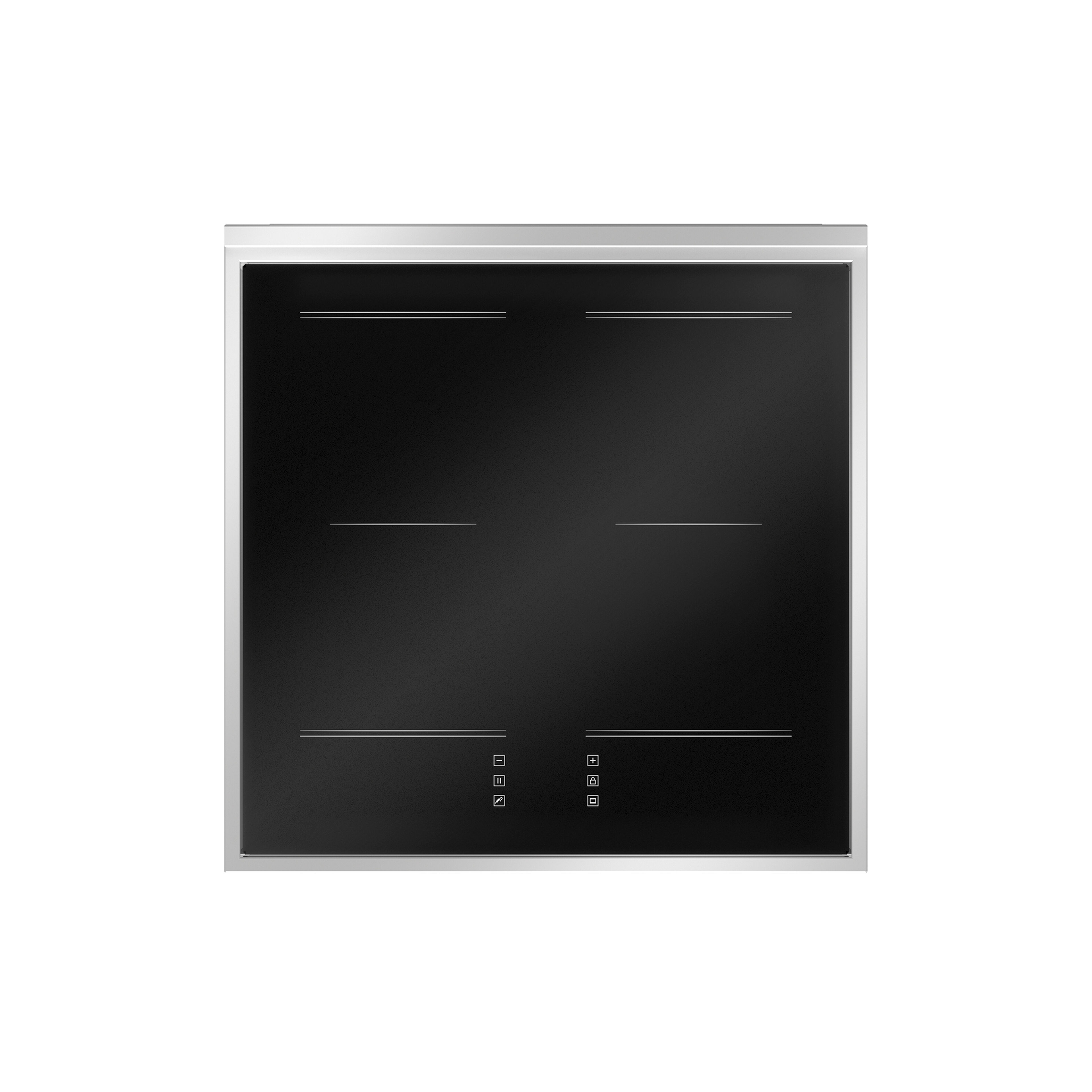PRO64I1EBIT2 Professional induktionsspis 60 cm med 4 zoner och 1 ugn, vit