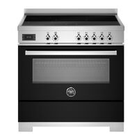 PRO95I1ENET2 Professional induktionskomfur 90 cm med 5 zoner og 1 ovn, sort