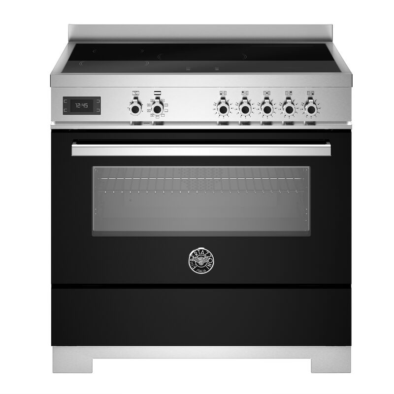 PRO95I1ENET2 Professional induktionskomfur 90 cm med 5 zoner og 1 ovn, sort