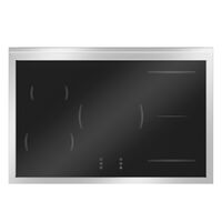 PRO95I2EXT2 Professional induksjonskomfyr 90 cm med 5 soner og 2 ovner, rustfritt stål