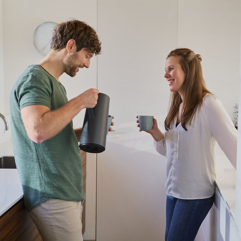 Motiva termokanne 1 liter, antrasitt