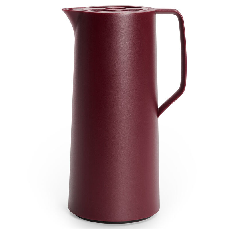 Motiva termokanne 1 liter, mørkerød