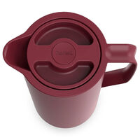 Motiva termokanne 1 liter, mørkerød