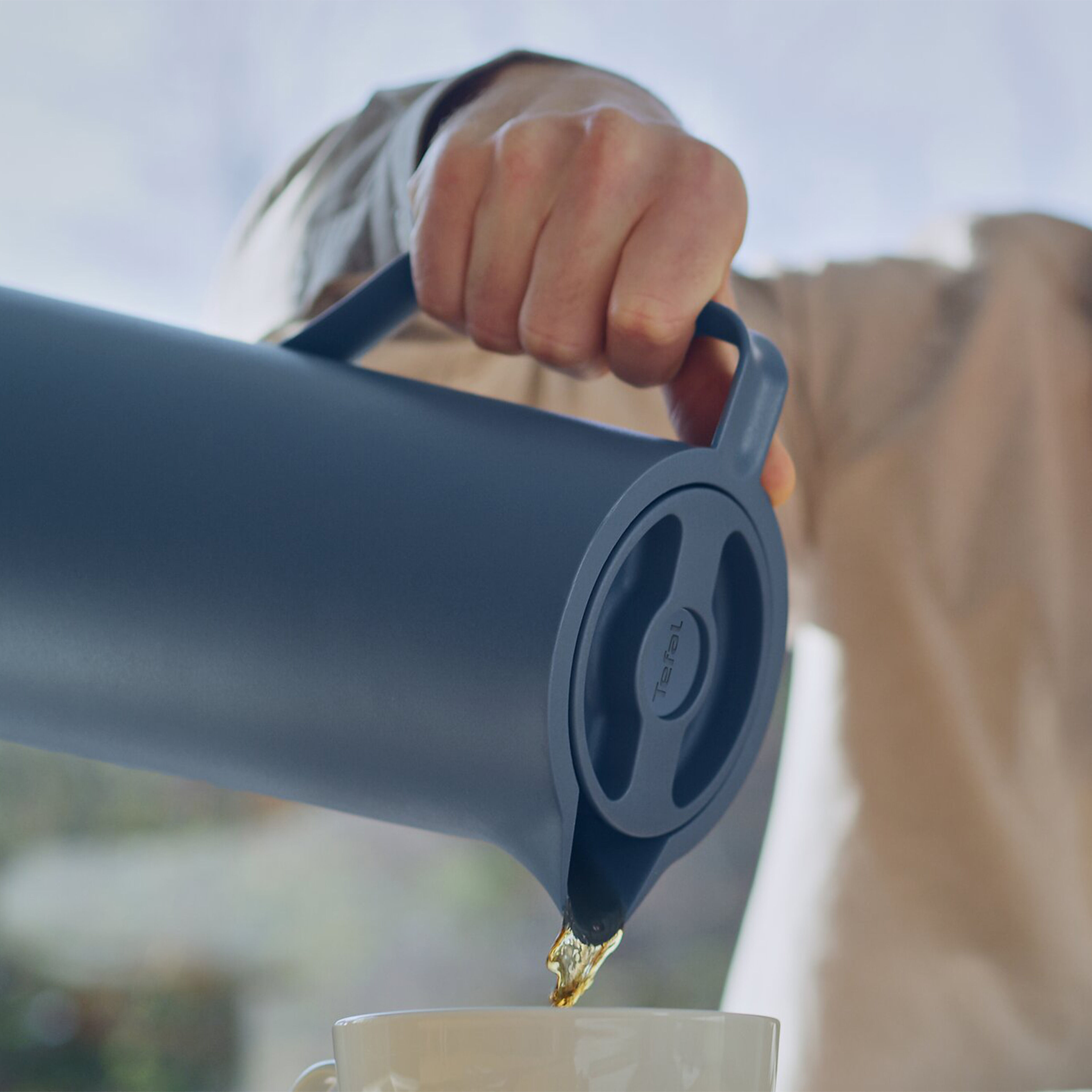 Motiva termokanne 1 liter, blå