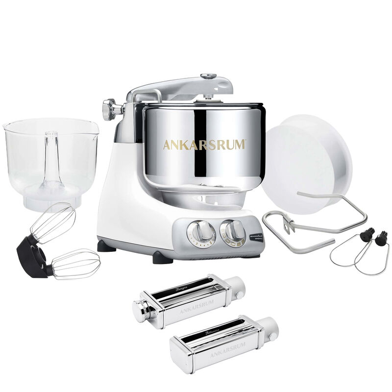 Assistent Original AKM 6230 køkkenmaskine og pastakit, mineral white