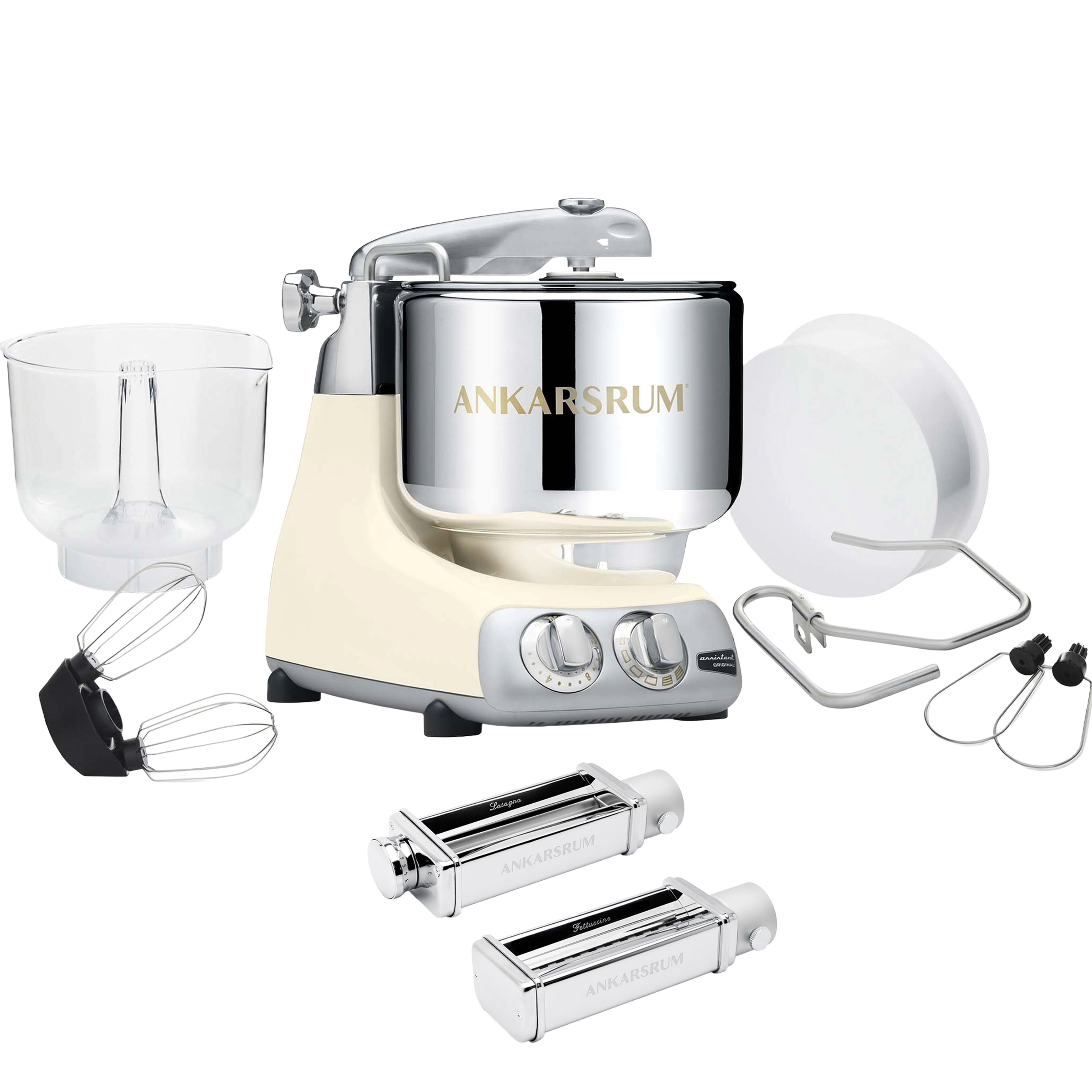 Assistent Original AKM 6230 køkkenmaskine og pastakit, light creme