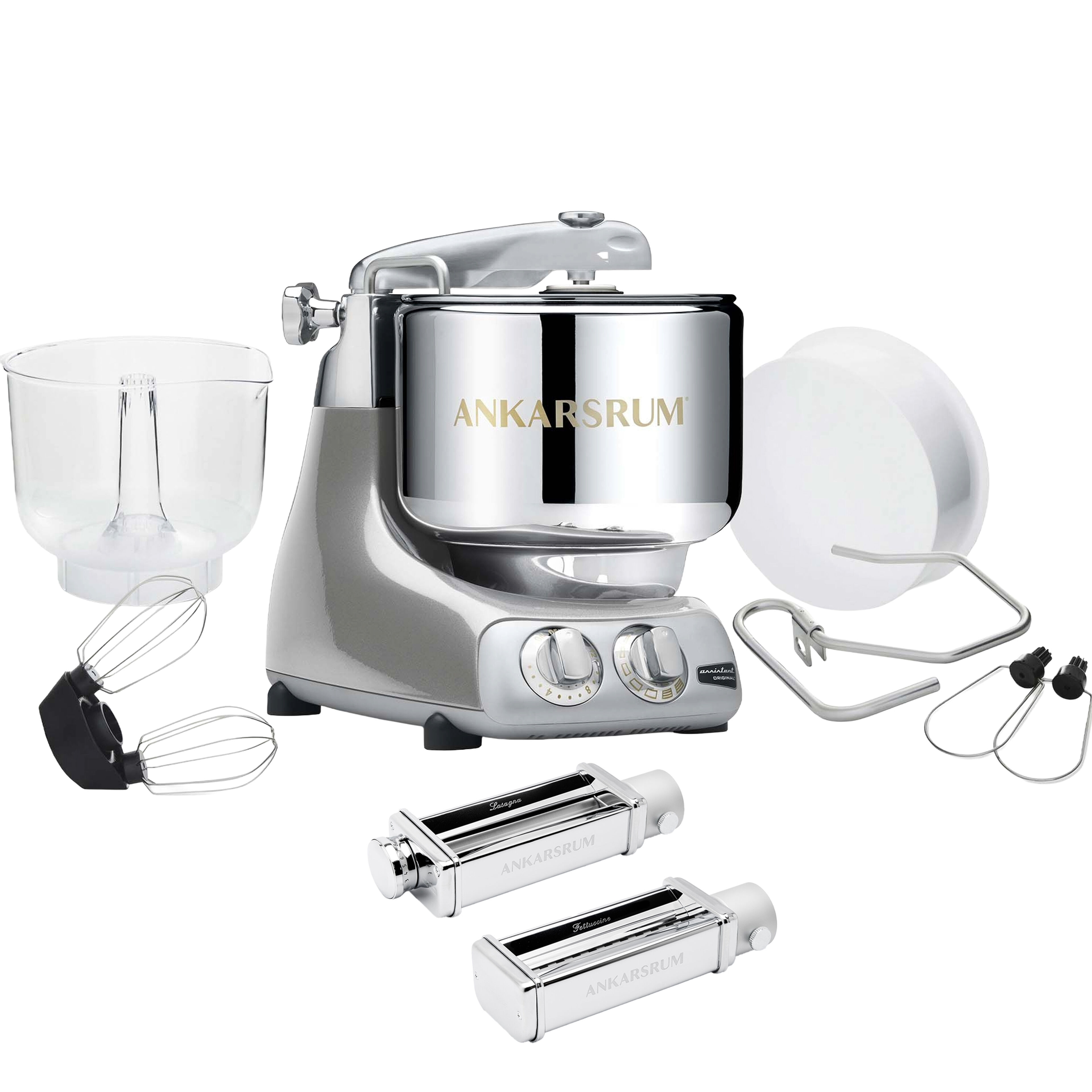 Assistent Original AKM 6230 køkkenmaskine og pastakit, jubilee silver