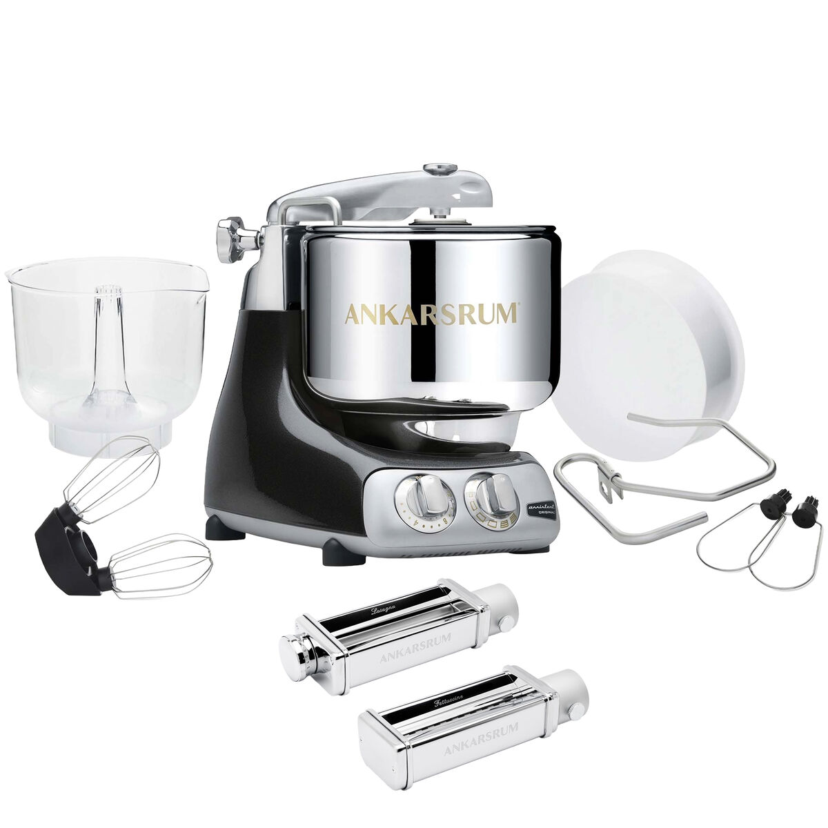 Assistent Original AKM 6230 køkkenmaskine og pastakit, black diamond