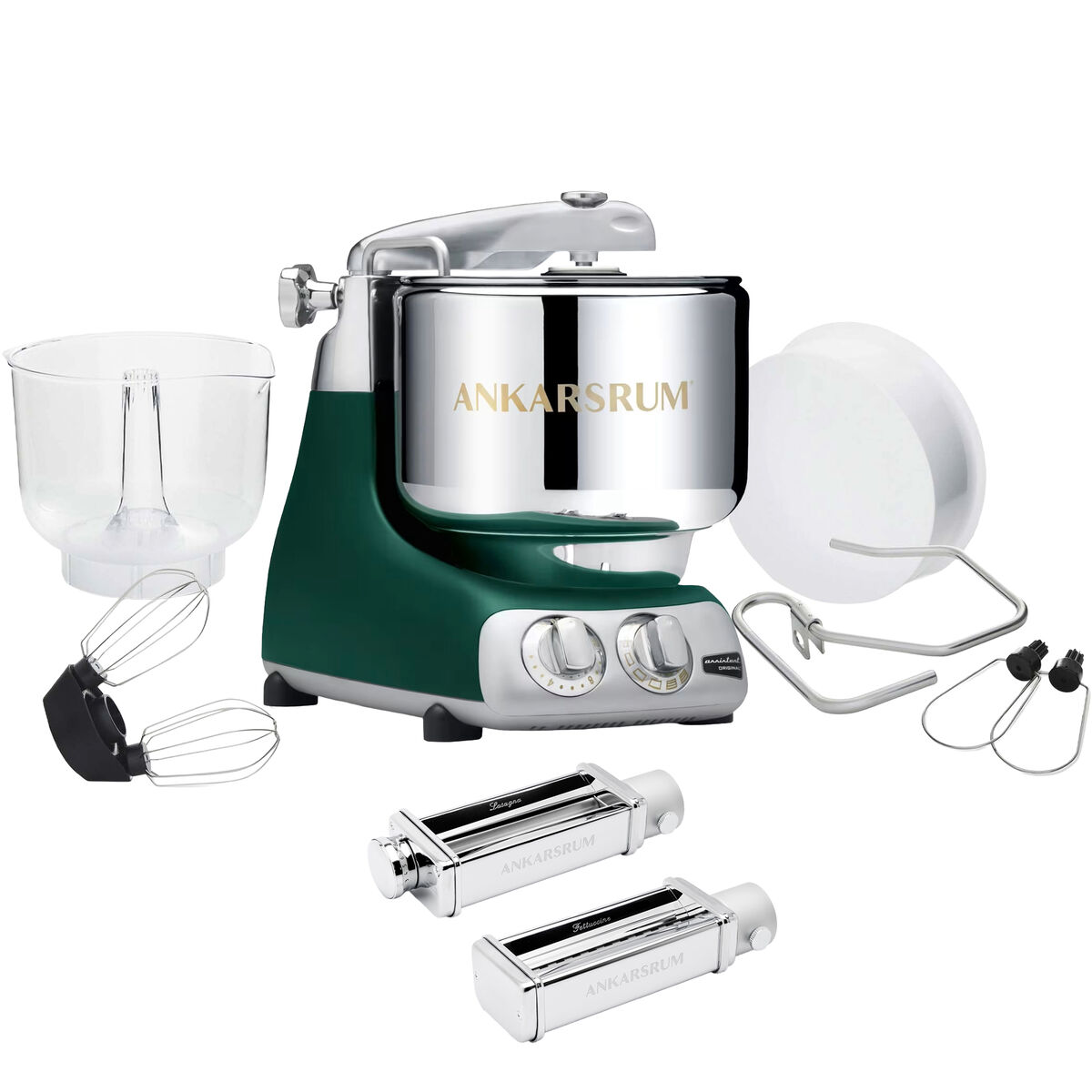 Assistent Original AKM 6230 køkkenmaskine og pastakit, forest green