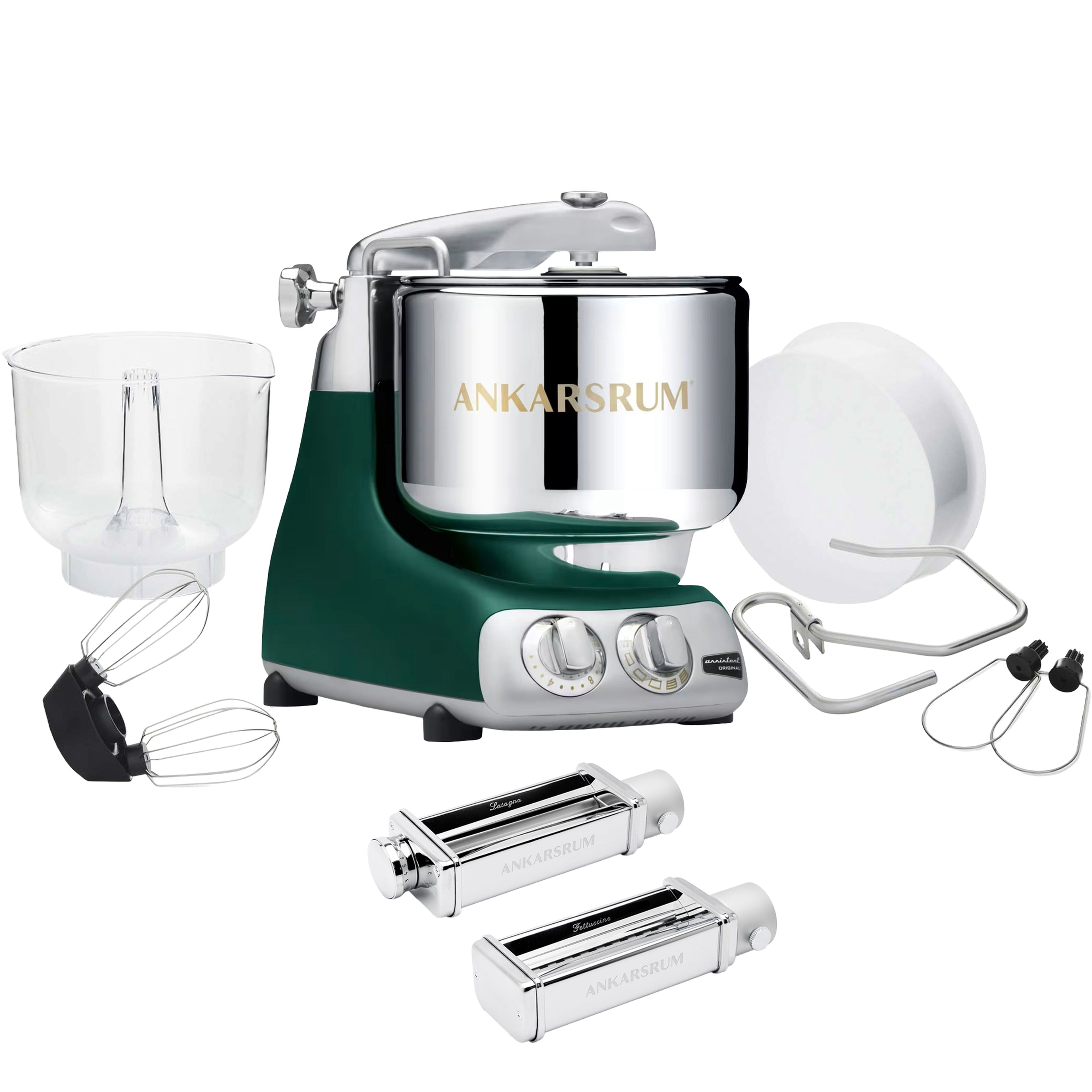 Assistent Original AKM 6230 køkkenmaskine og pastakit, forest green