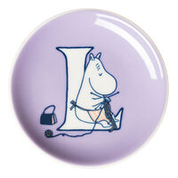 Mumin L assiett 10,5 cm, lila