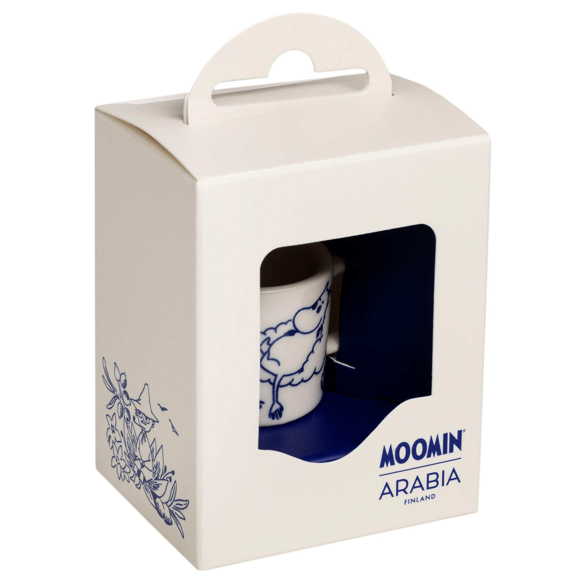 Moomin arabia Mumi Haru minikrus, bl&aring;/hvid