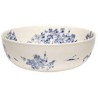 Mumin Haru serveringsskål 28 cm, blå/vit