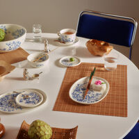 Mumin Haru serveringsskål 28 cm, blå/vit