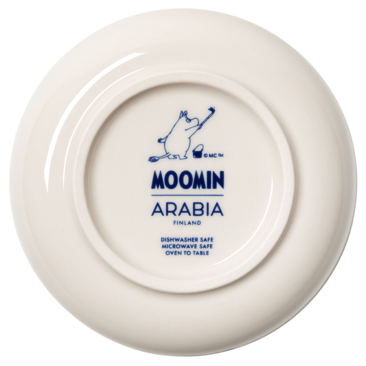 Mummi Haru Mårran skål 12 cm, blå/hvit
