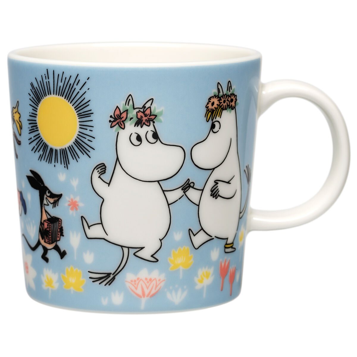 Mumin Sommardans mugg 0,3 liter, flerfärgad