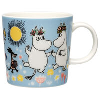 Mumin Sommardans mugg 0,3 liter, flerfärgad