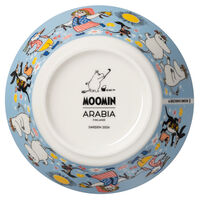 Mumin Sommardans skål 15 cm, flerfärgad