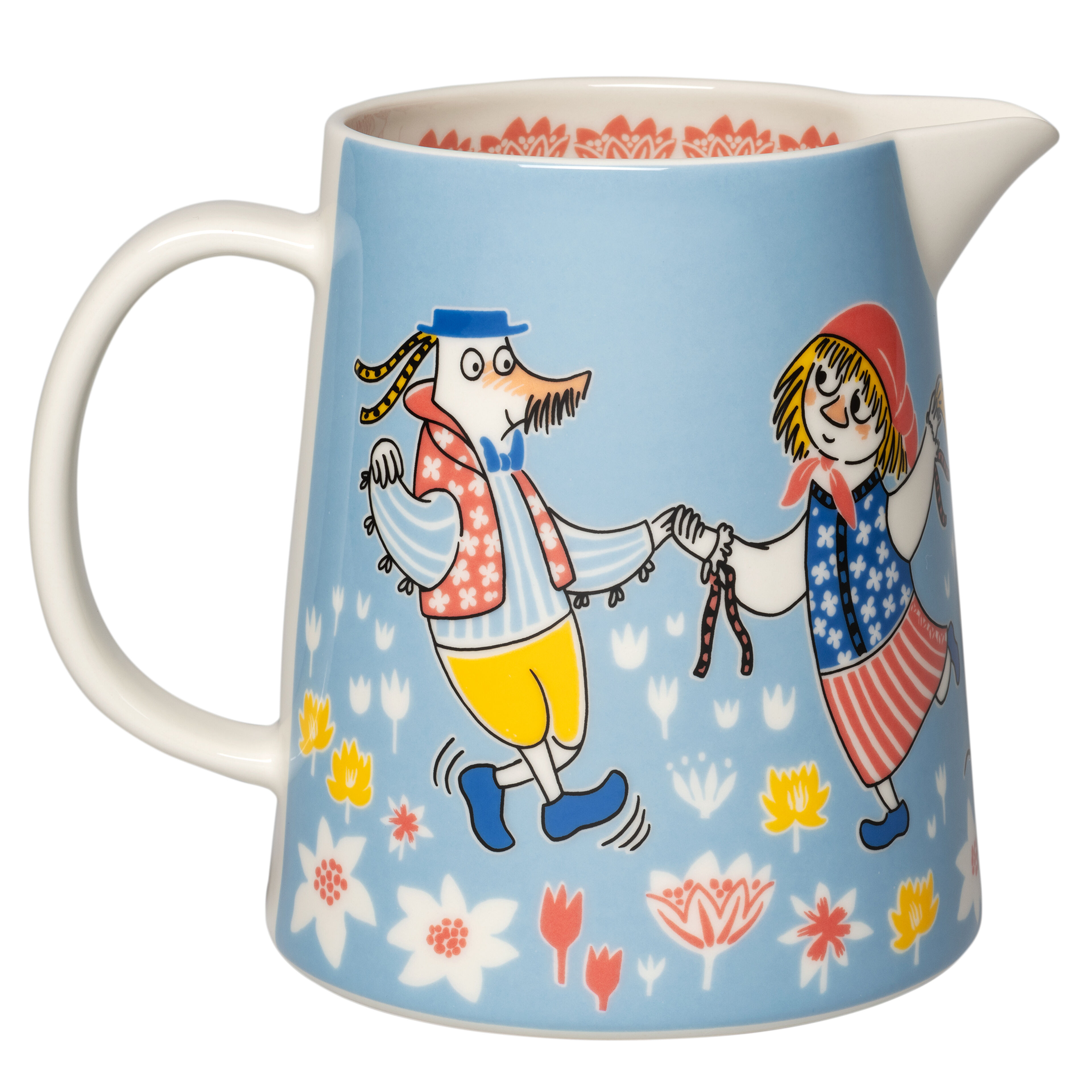 Mumin Sommardans kanna 1 liter, flerfärgad