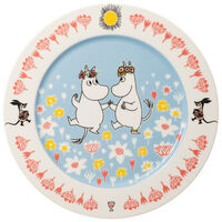 Mumin Sommardans serveringstallrik 30 cm, flerfärgad