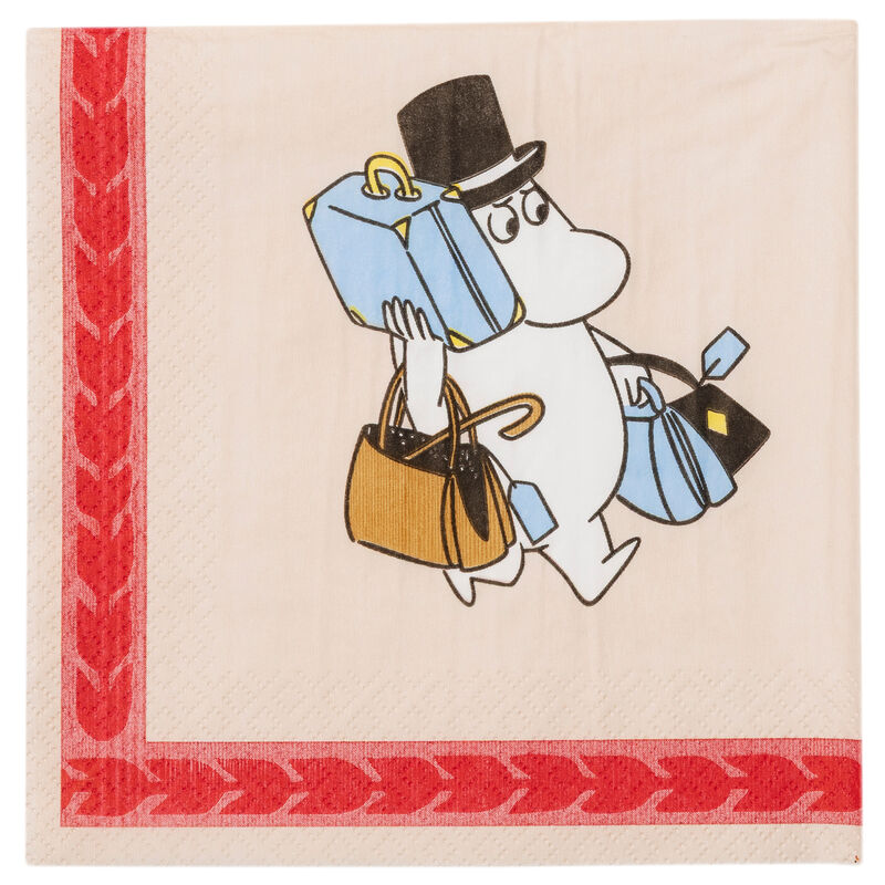 Arabia Mumin Redo för semester pappersservett 33 cm 