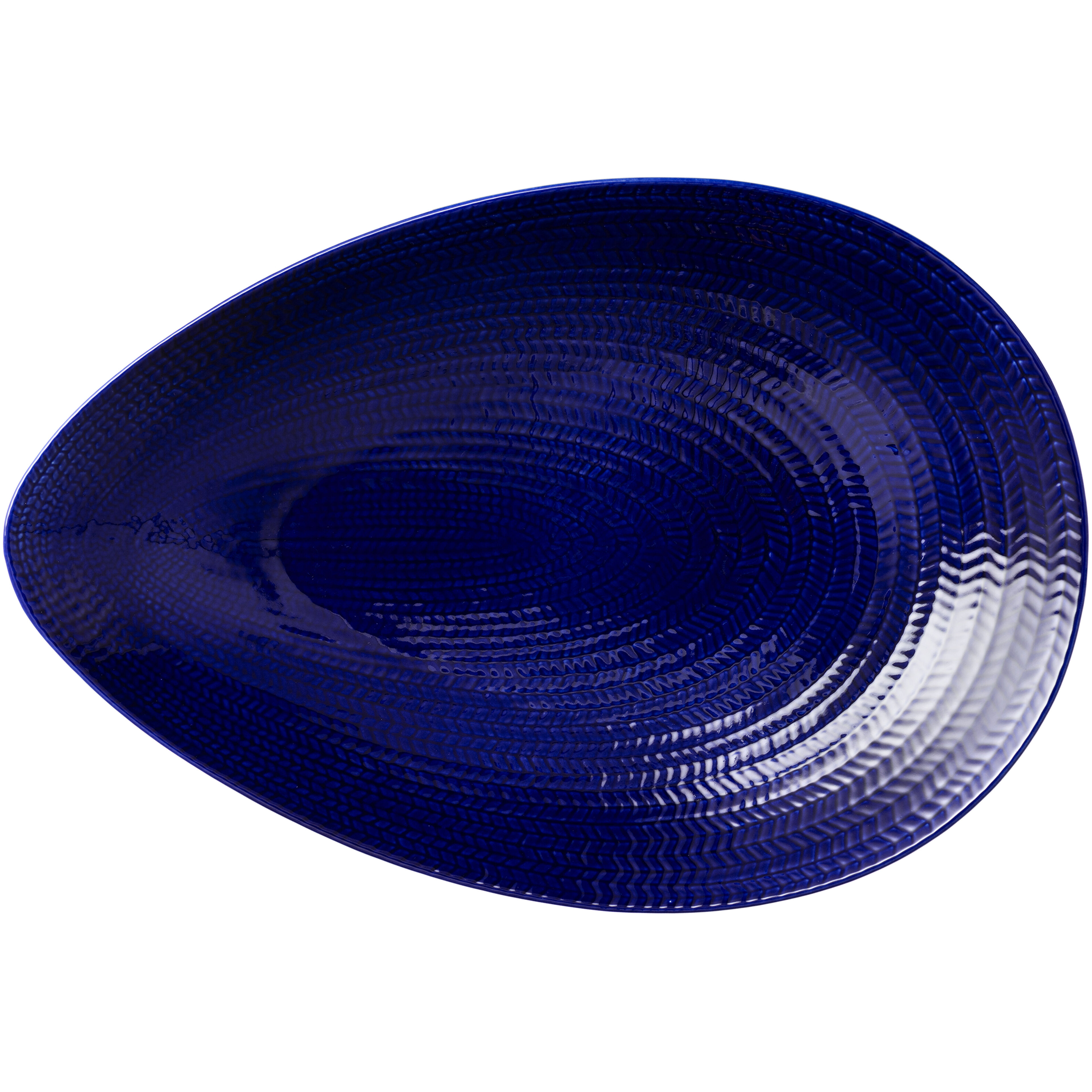 Rörstrand Blå Eld serveringsfat 24 x 35 cm, blå