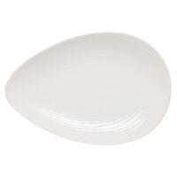 Rörstrand Blå Eld serveringsfat 24 x 35 cm, vit