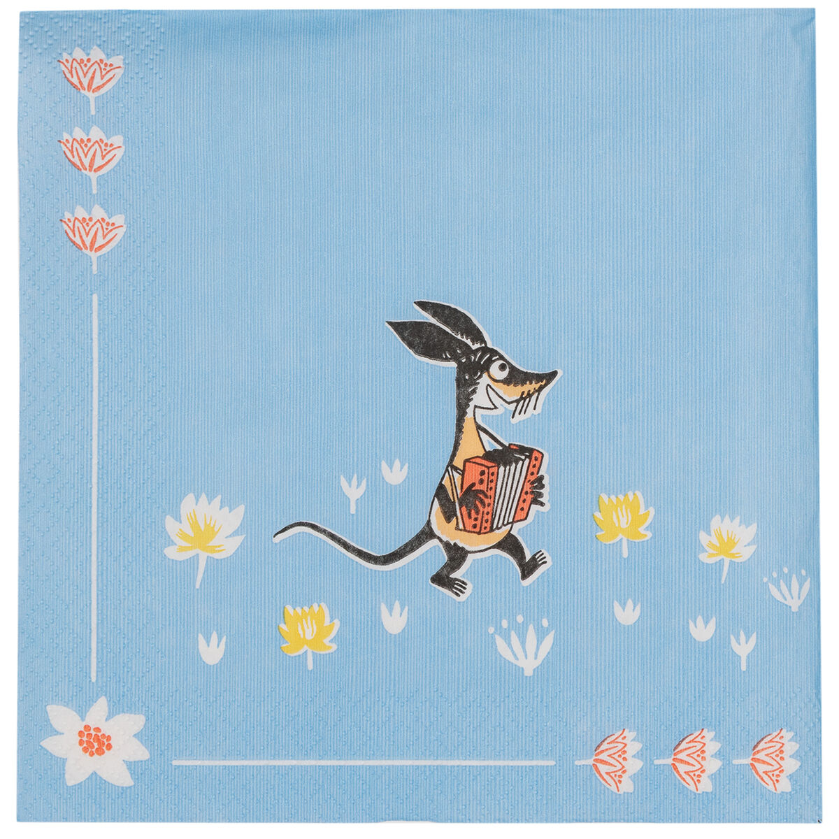 Mumin Sommardans pappersservetter 33 cm, flerfärgad