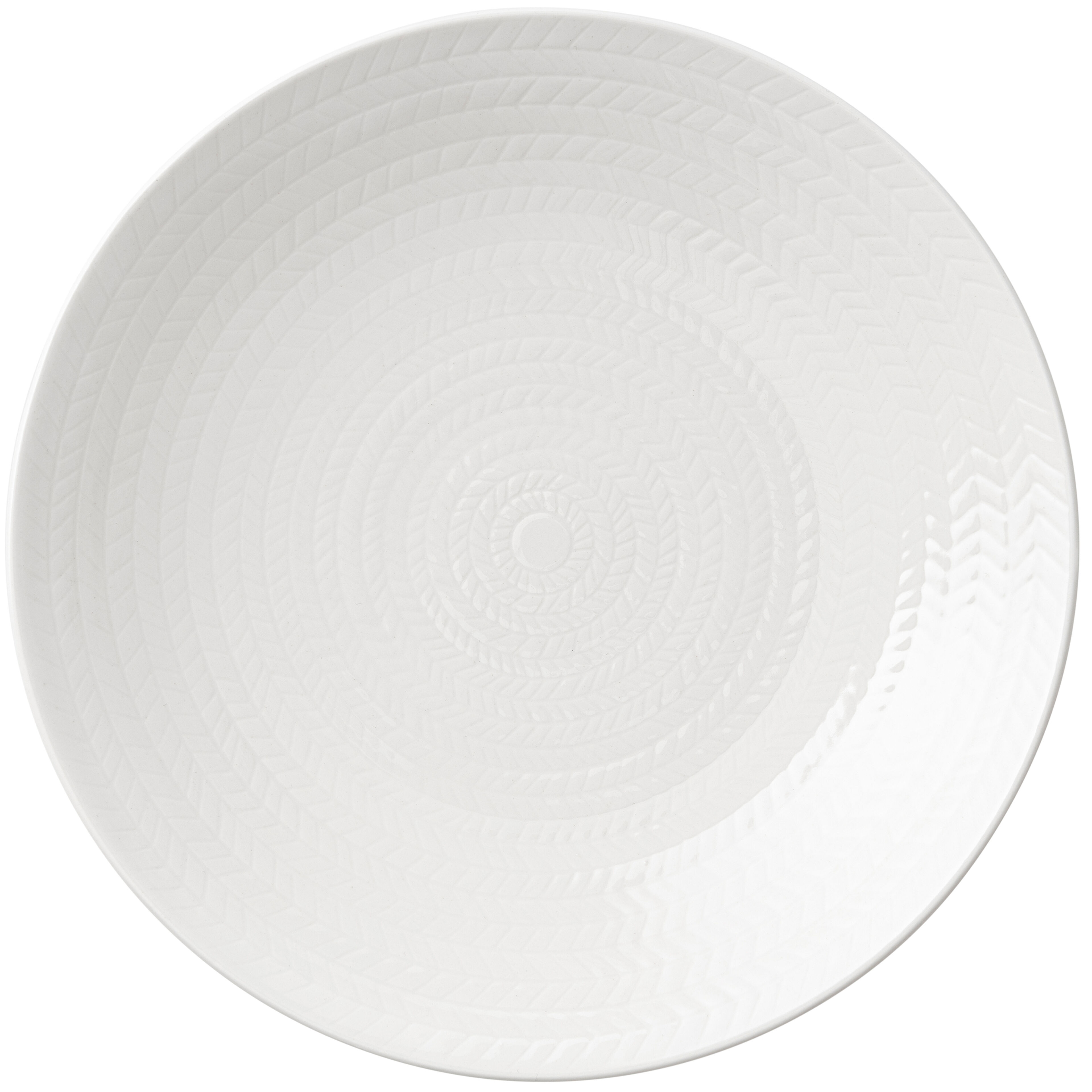 Rörstrand Blå Eld tallerken 19 cm, hvit