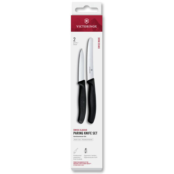 Victorinox Swiss Classic knivset 2 delar, svart