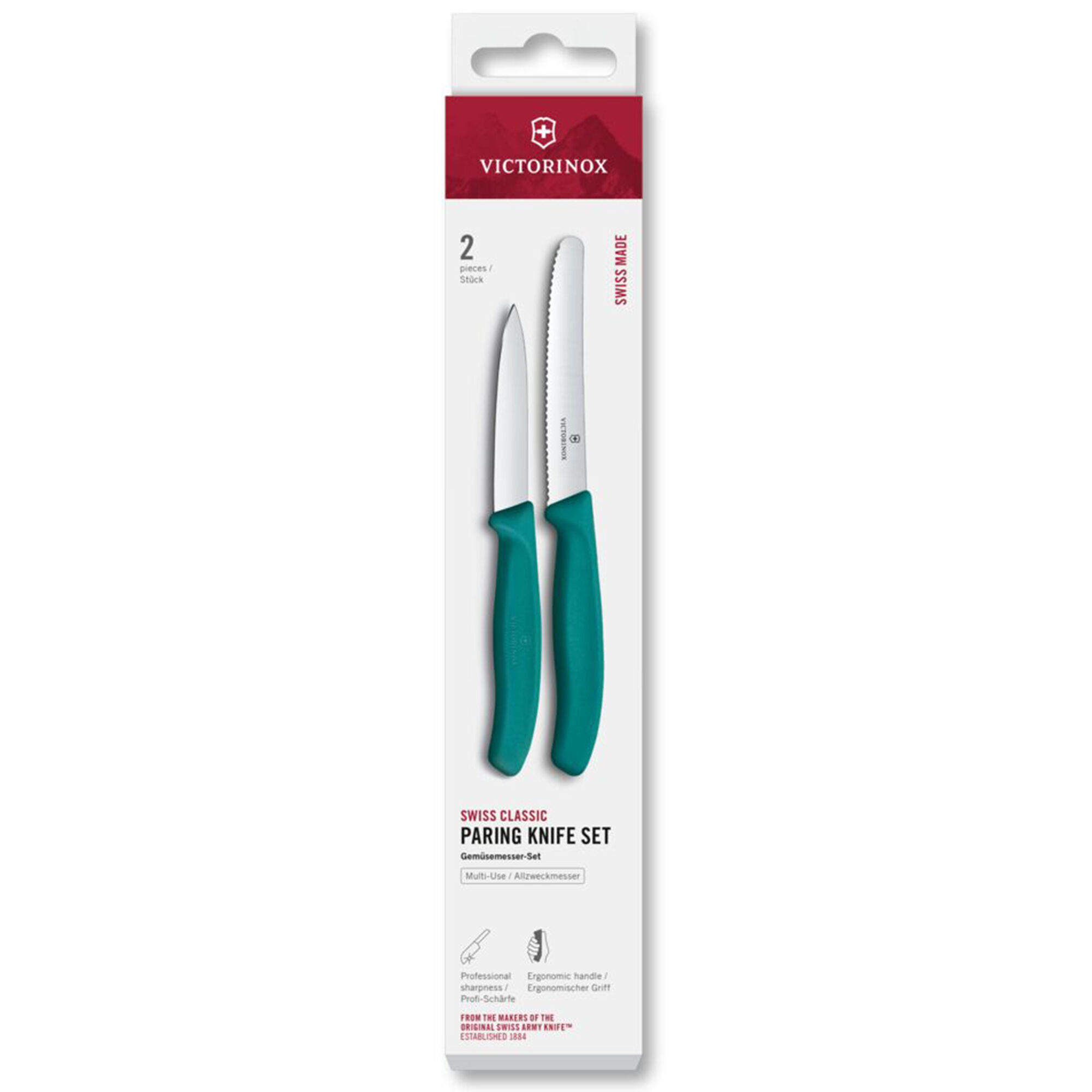 Victorinox Swiss Classic skalknivset 2-pack, gr&ouml;n