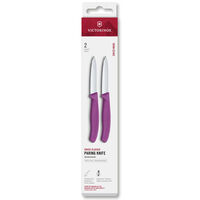 Swiss Classic skrellekniv 8 cm 2-pakning, lilla