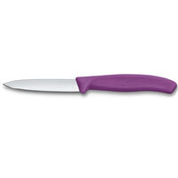 Swiss Classic spetsig skalkniv 8 cm, lila
