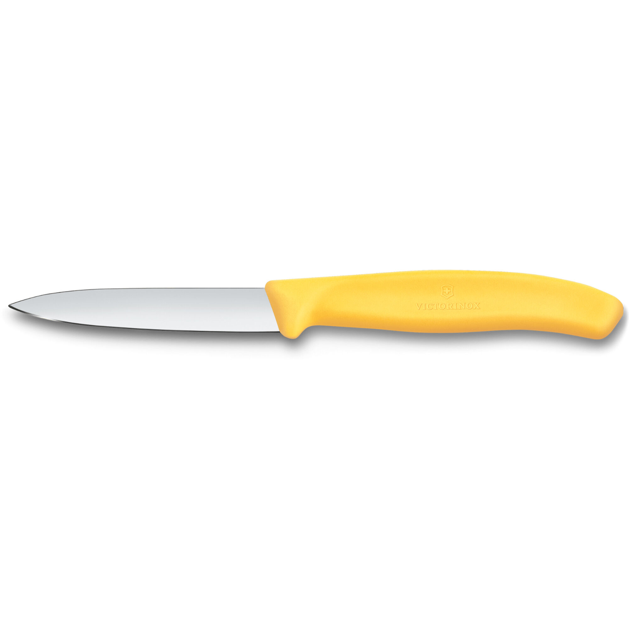 Victorinox Swiss Classic urtekniv med 8 cm blad og gult polypropylen-håndtag