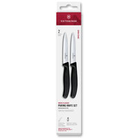 Swiss Classic skalkniv 2-pack 10 cm, svart