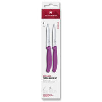 Swiss Classic skalkniv 2-pack 10 cm, lila