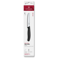 Swiss Classic bordkniv 11 cm 6-pak, sort