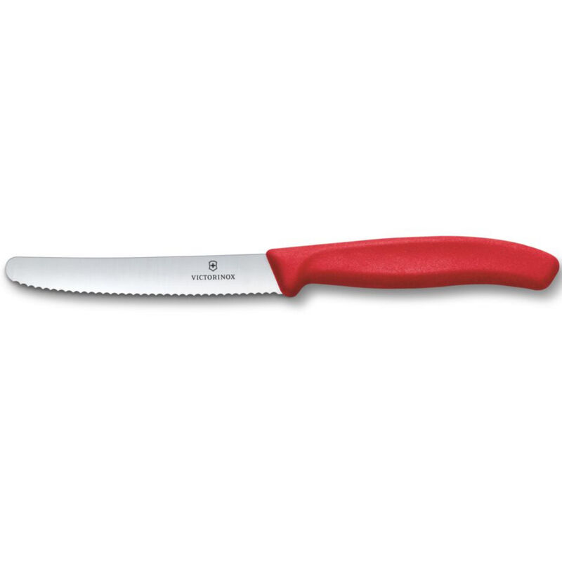 Swish Classic tomatkniv savtakket 11 cm, rød