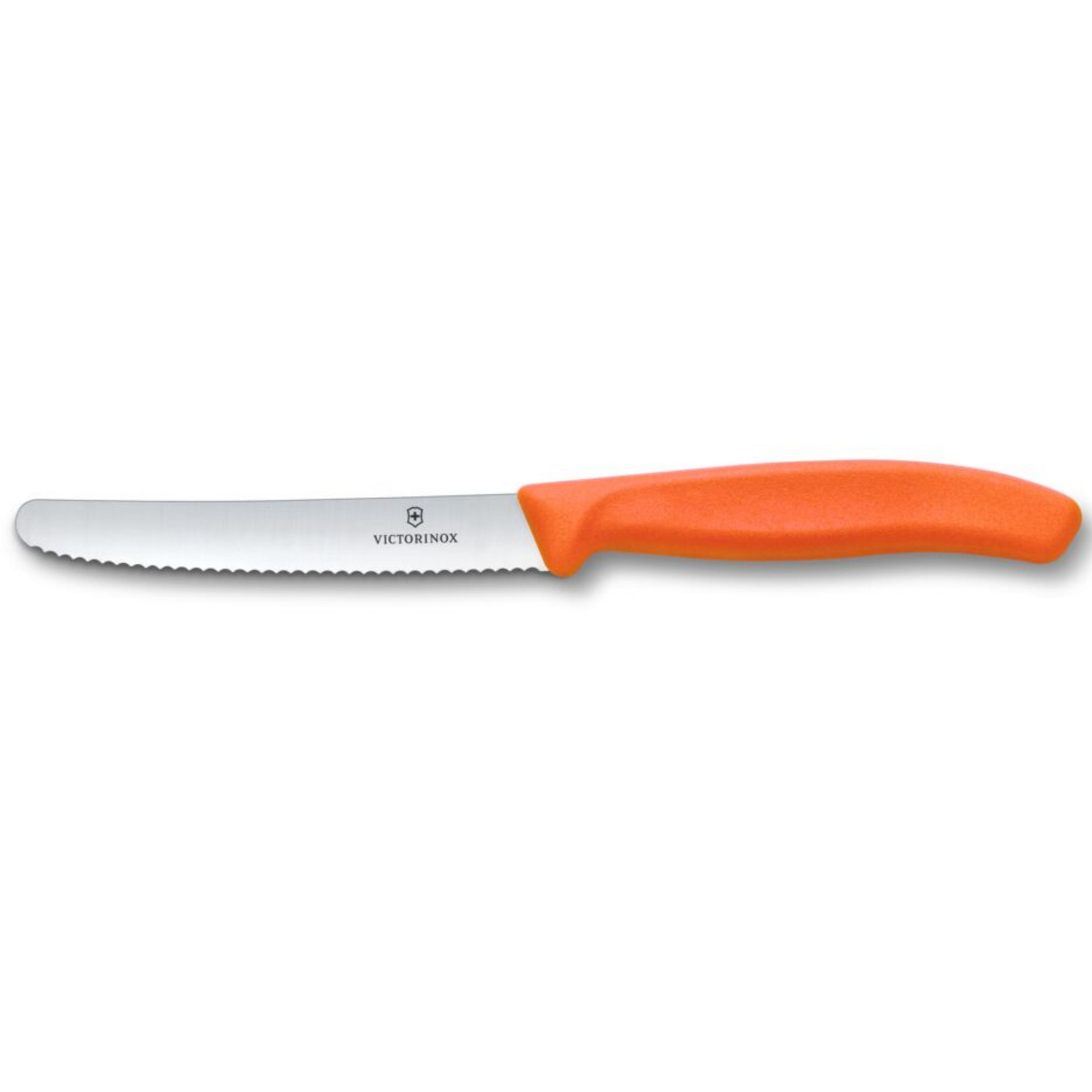 Swish Classic tomatkniv savtakket 11 cm, orange