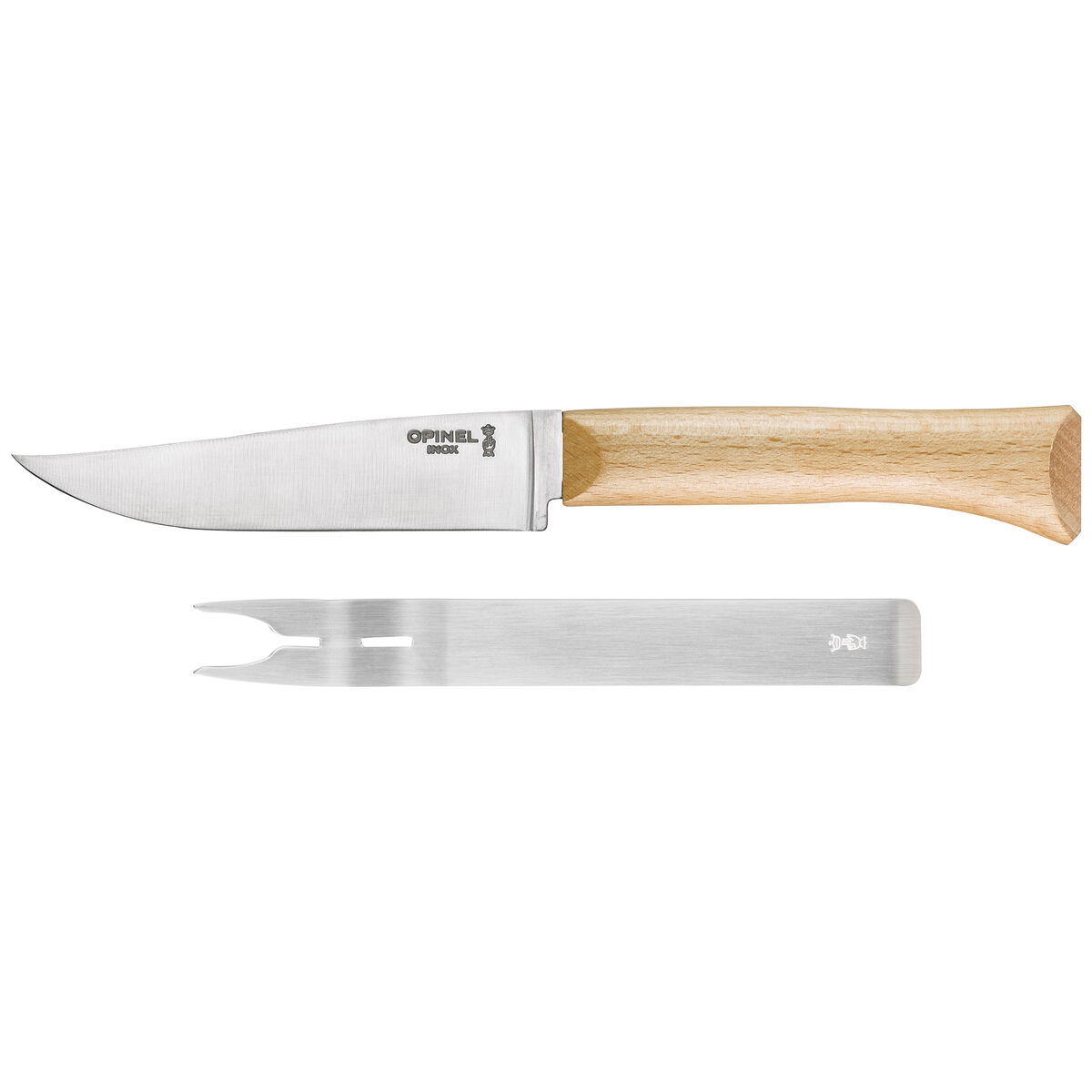 Ostesett, kniv + gaffel