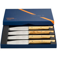Opinel Facette bordskniv 4-pack, ask