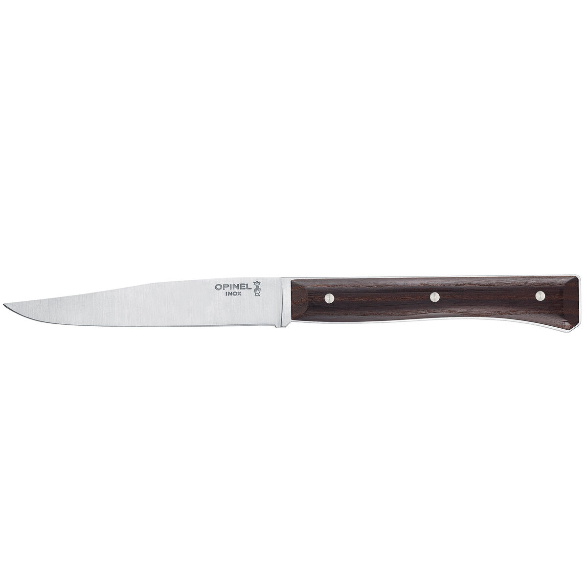 Facette bordkniv, mørk ask, 4 stk.