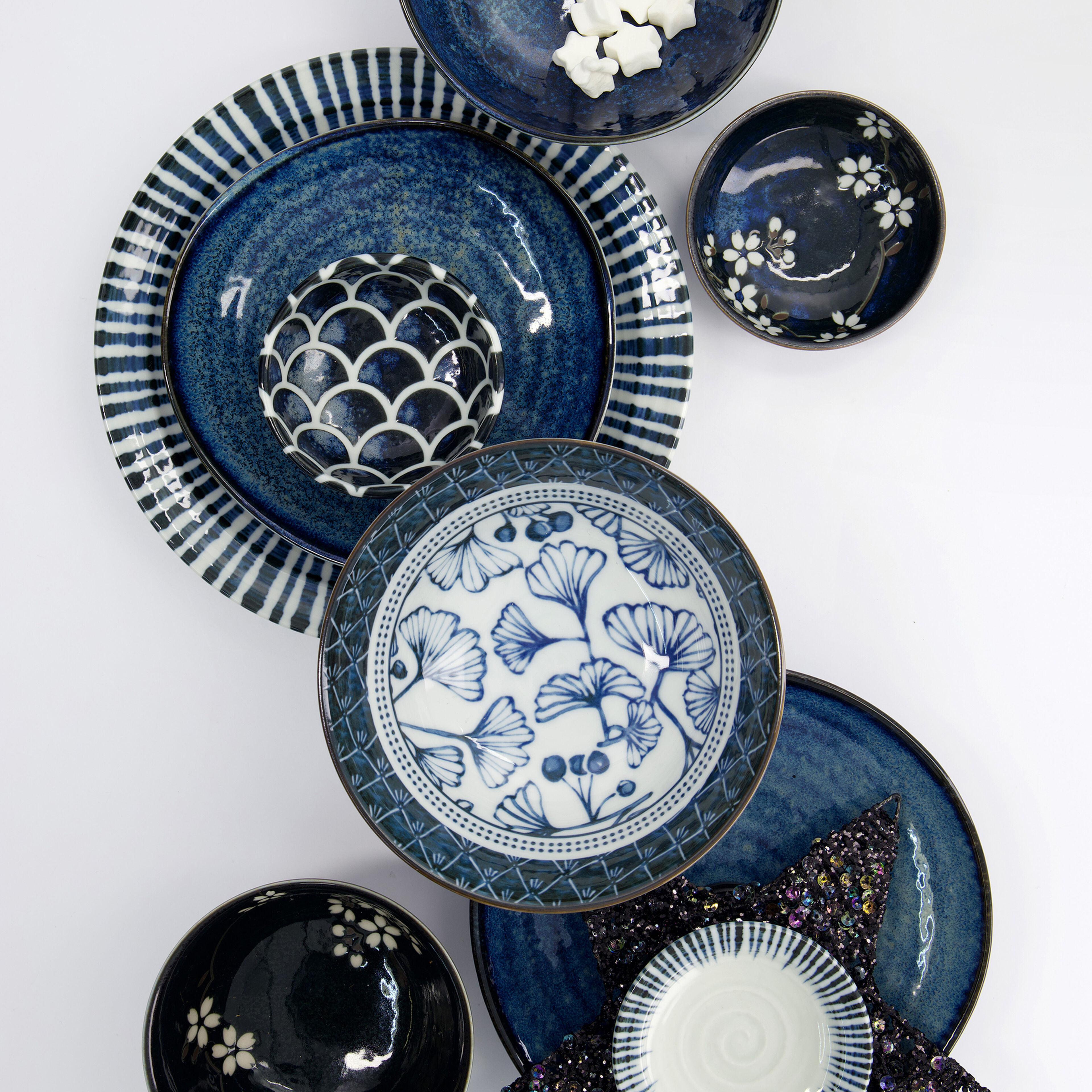 Sakura skål 16 cm, cobolt blue