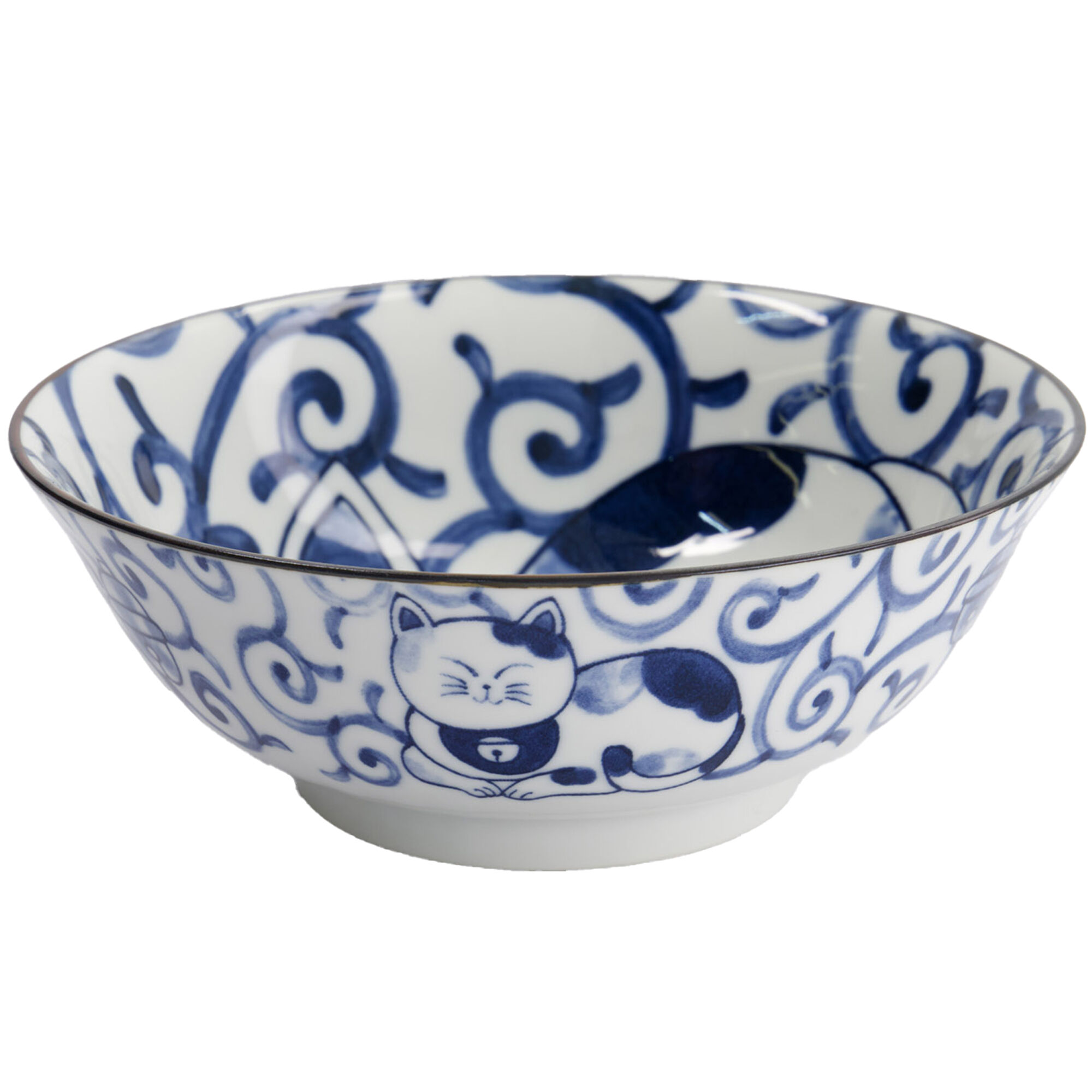 Tokyo design studio Kawaii Cat Neko ramensk&aring;l 1 liter (33418)