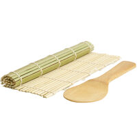 Sushimatta med sked, bambu