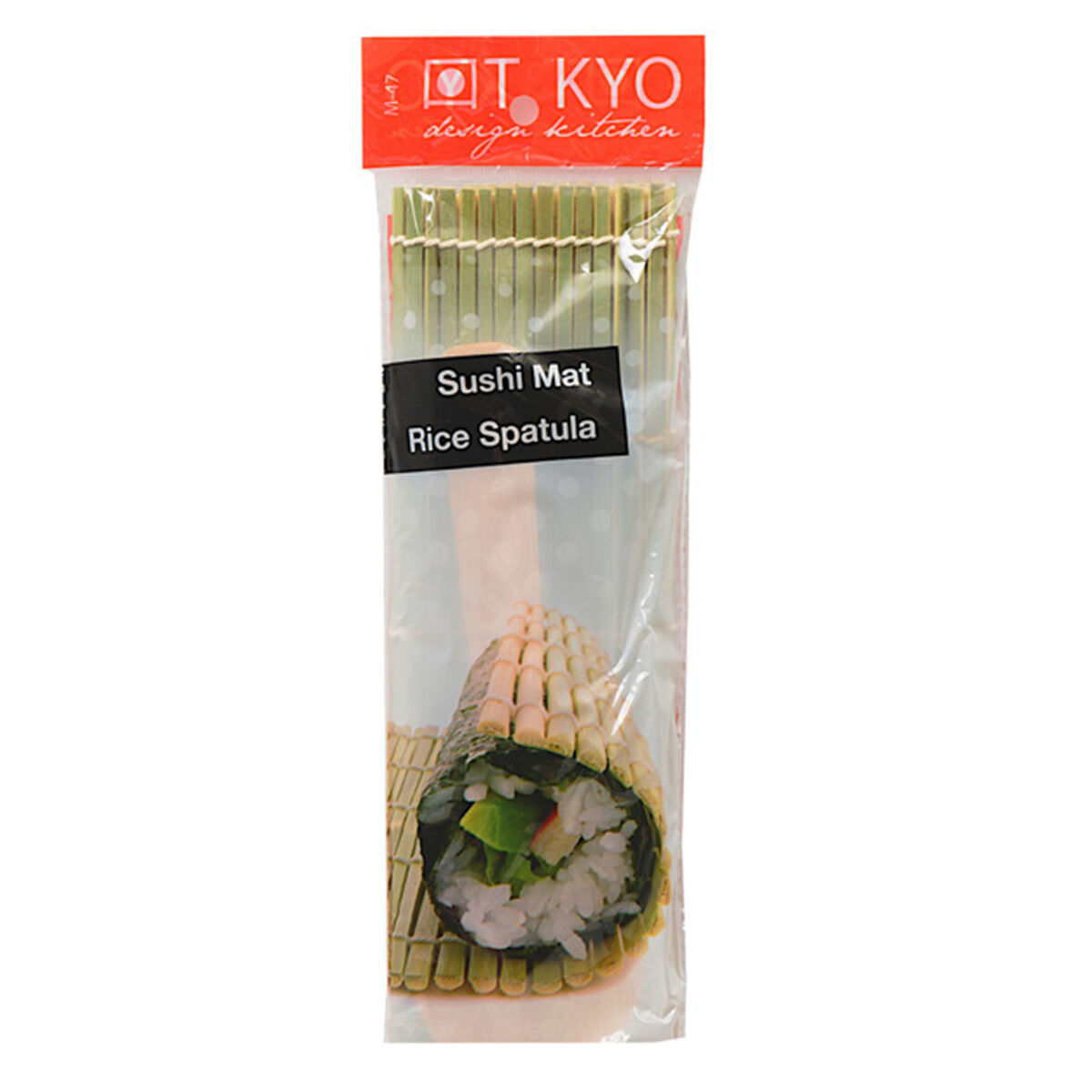 Sushimatta med sked, bambu