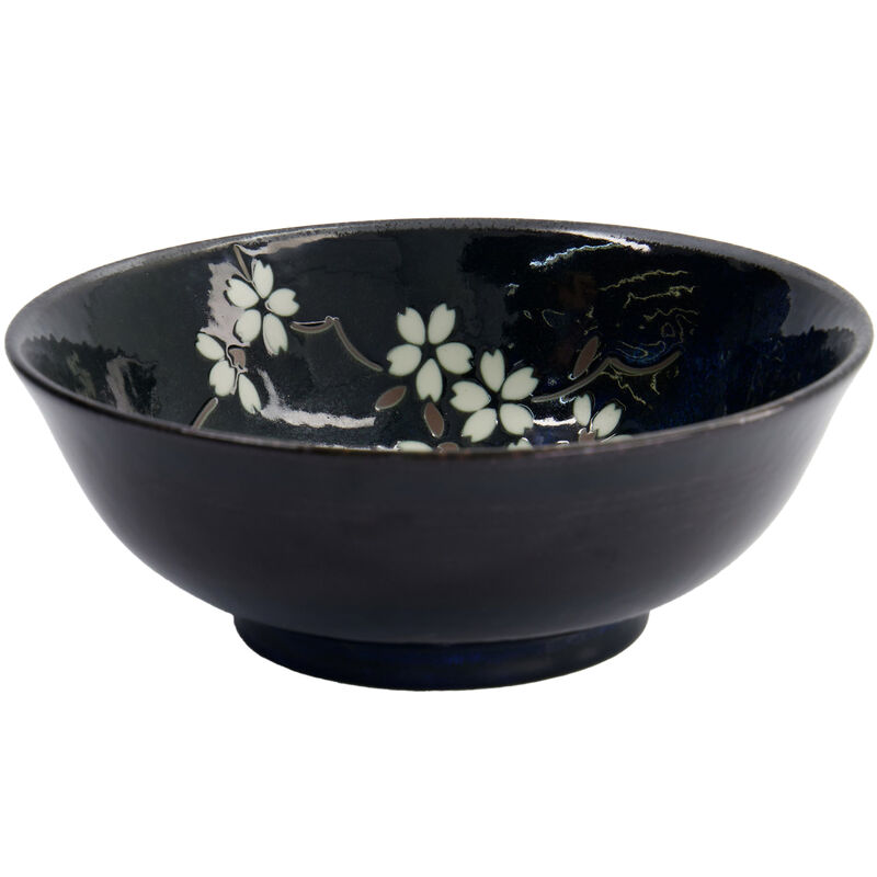 Sakura ramenskål 19 cm, cobalt blue