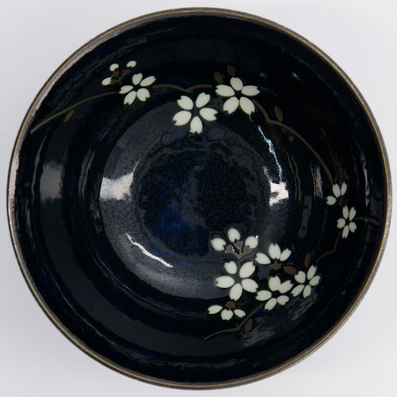 Sakura ramenskål 19 cm, cobalt blue