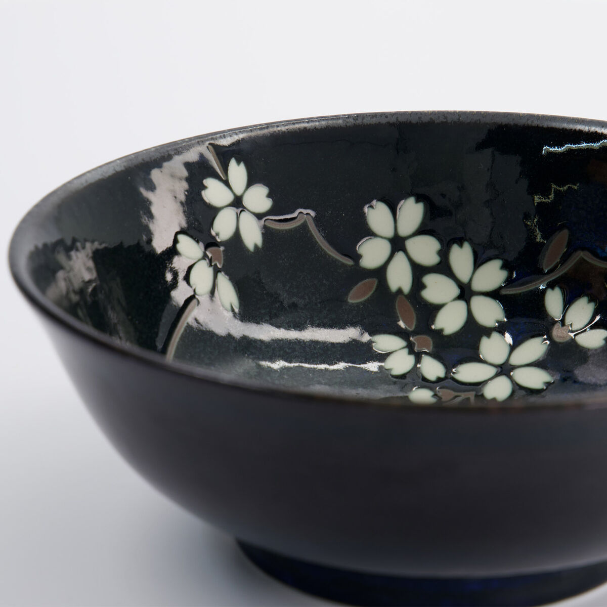 Sakura ramenskål 19 cm, cobalt blue