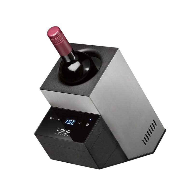 Caso WineCase Deluxe Inox 616 viininjäähdytin, yhdelle pullolle